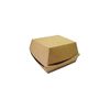 Pudełko Burger Box, średnie 115x115x70 , karton biało-brązowy, op.200 sztuk