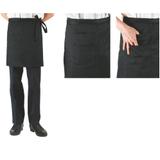 Zapaska kelnerska (fartuch) z kieszonką 80x60cm, czarna