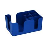 Bar Caddy pojemnik na serwetki, słomki, niebieski