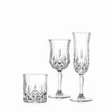 Zestaw do Whisky Opera RCR 18-elementowy (6x Szklanka niska Opera 300ml plus 6x Kieliszek do wina Opera 230ml plus 6x Kieliszek do szampana Opera 130ml)