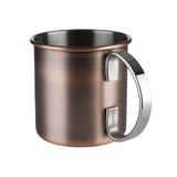 Kubek do Moscow Mule APS Barrel 500ml, kolor miedziany antique