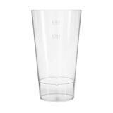 Szklanka plastikowa wysoka z poliwęglanu Semi Glass Conic Line 500ml (cechy 300ml/400ml)