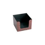 Pojemnik na serwetki, imitacja drewna, 14x14x10cm