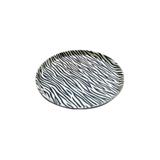 Taca z polipropylenu 36cm, okrągła, wzór Zebra