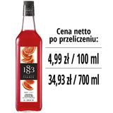Syrop 1883 Routin Krwista Pomarańcza, szklana butelka 1L