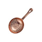 Sitko barmańskie (Julep strainer), stal nierdzewna, pokryte miedzią