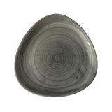 Talerz płytki 37cm KERA Delta, kolor szary