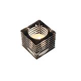 Świecznik Tealight Holder Square szary 5,5cm