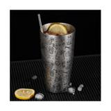 Shaker 2-częściowy Tin-Tin 700ml, obciążony, stal nierdzewna, wzór Tiki