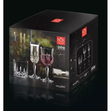 Zestaw do Whisky Opera RCR 18-elementowy (6x Szklanka niska Opera 300ml plus 6x Kieliszek do wina Opera 230ml plus 6x Kieliszek do szampana Opera 130ml)