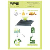 Słomki Rurki cocktailowe biodegradowalne Jumbo, czarne, 8x210mm, 100szt.