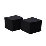 Serwetki cocktailowe, 24x24cm, składane 1/4, czarne, 200szt