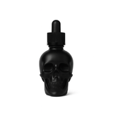 Butelka szklana dash bottle 60ml z pipetą, kształt czaszka, kolor czarny