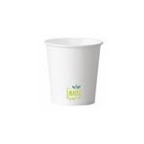 Kubek papierowy BIO 300ml jednościankowy biały, PLA, op. 50 sztuk