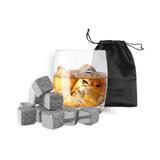 Zestaw kamieni granitowych do schładzania whiskey w woreczku (8szt.)