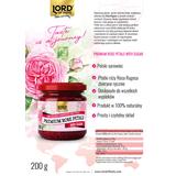 Płatki róży w cukrze Lord of Taste, słoik szklany 200g