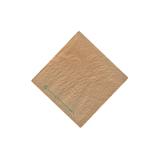 Serwetki cocktailowe ECO, 24x24cm, składane 1/4, brązowa (kraft) - 100% materiał z recyklingu, 400szt
