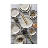 Talerz głęboki 27cm KERA Delta, kolor kremowy