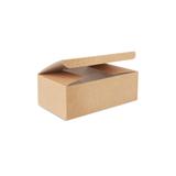 Pudełko kurczak duży 220x120x75mm karton biało-brązowy, op.100 sztuk