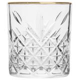 Szklanka niska Timeless 345ml - złoty rant