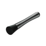 Rozgniatacz do owoców Deluxe Muddler, stalowy z plastikowym zakończeniem, czarny metallic (Gun Metal)