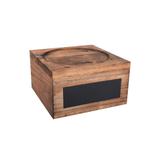 Stojak drewniany na słój z kranikiem 5,5L, z tabliczką pisaną