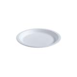 Talerz z trzciny cukrowej, owalny, 263x199x20mm, biały, op.50 sztuk