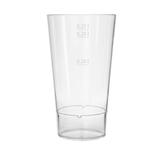Szklanka plastikowa wysoka z poliwęglanu Semi Glass Conic Line 400ml (cechy 200ml/300ml/330ml)