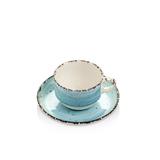 Filiżanka ze spodkiem Turkus 230ml