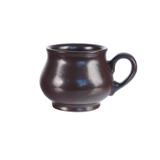 Kubek do grzańca KERA Juhas duży 400ml, kolor ciemnobrązowy matowy