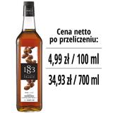 Syrop 1883 Routin Karmelizowane Orzeszki Ziemne, szklana butelka 1L