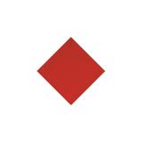 Serwetki cocktailowe. 24x24cm, składane 1/4, czerwone, 200szt