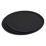 Taca antypoślizgowa z włókna szklanego owalna 60x73cm, czarna