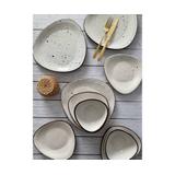 Talerz głęboki 24cm KERA Delta, kolor kremowy