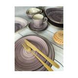 Talerz płytki 26cm KERA Delta, kolor fioletowy