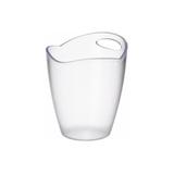 Wiaderko do szampana, klarowne, plastik szroniony