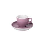 Filiżanka do espresso 55ml APS Colored Sets, fioletowa (ze spodkiem)