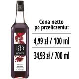 Syrop 1883 Routin Granat, szklana butelka 1L