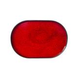 Półmisek z rantem 33x23cm Arondi Kera, kolor rubin