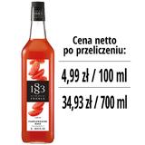 Syrop 1883 Routin Różowy Grejpfrut, szklana butelka 1L