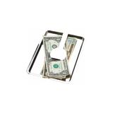 Tacka na napiwki stalowa z klipem, 18x13,5x1cm