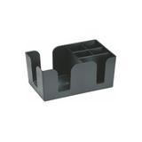 Bar Caddy pojemnik na serwetki, słomki, czarny