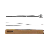 Pinceta, szczypce do owoców APS Ginza z łyżką barmańską, stal nierdzewna 27cm