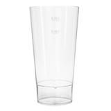 Szklanka plastikowa wysoka z poliwęglanu Semi Glass Conic Line 600ml (cechy 400ml/500ml)