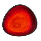 Talerz płytki 26cm KERA Delta, kolor rubin