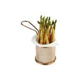 Koszyczek do serwowania potraw, śr. 8 cm, stal nierdzewna, kolor złoty