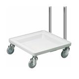 Wózek na kosze do szkła, stalowy uchwyt