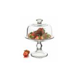 Patera do ciasta szklana Selene z przykrywką, mała