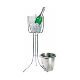 Stojak na wiaderko do szampana, składany, 68cm