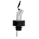 Nalewak plastikowy Pour & Seal z klapką, kolor klarowny